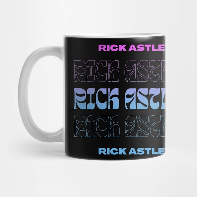 Rick Astley // Typography Fan Art Design by bambangbuta